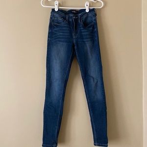 Fashion Nova Dark Highrise Skinny Jeans - size 1 (fits like 0)